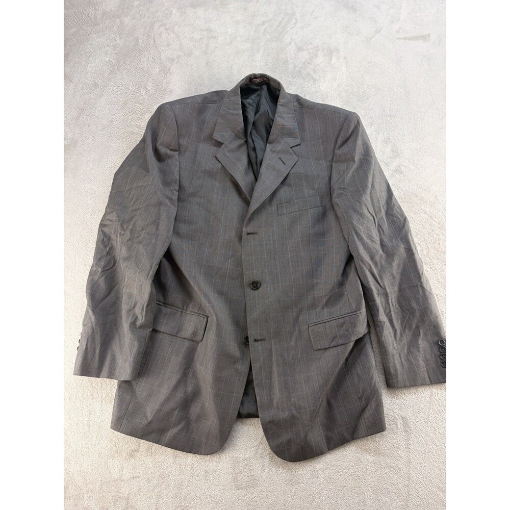 Lord & Taylor Evan-Picone Tweed Wool Blazer Sport Coat Size 42 L Grays